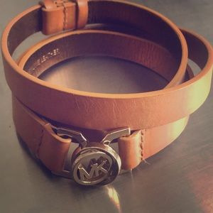 Michael Kors Camel Leather Belt